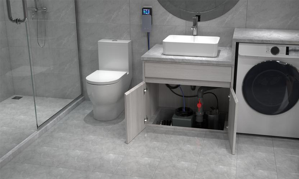 sewage ejector pump for basement bathroom