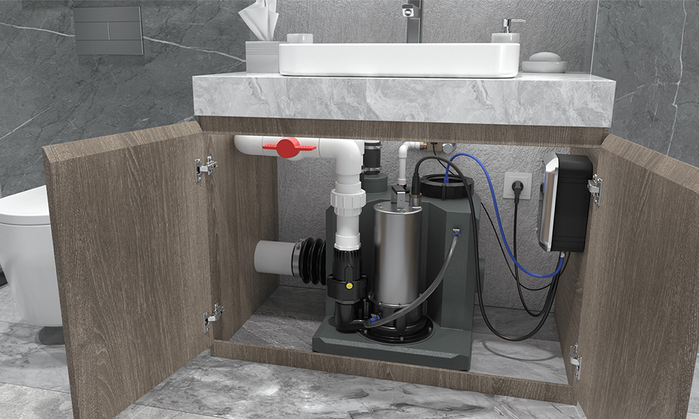 sewage pump for basement toilet