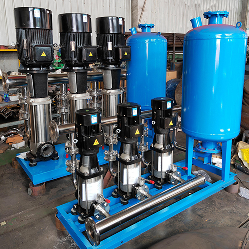 Multi stage vertical centrifugal water pump water supply system