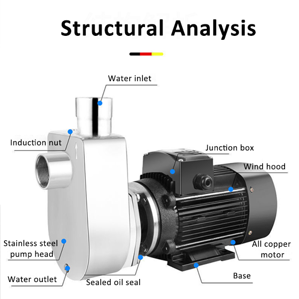 Self-priming Pump Structure