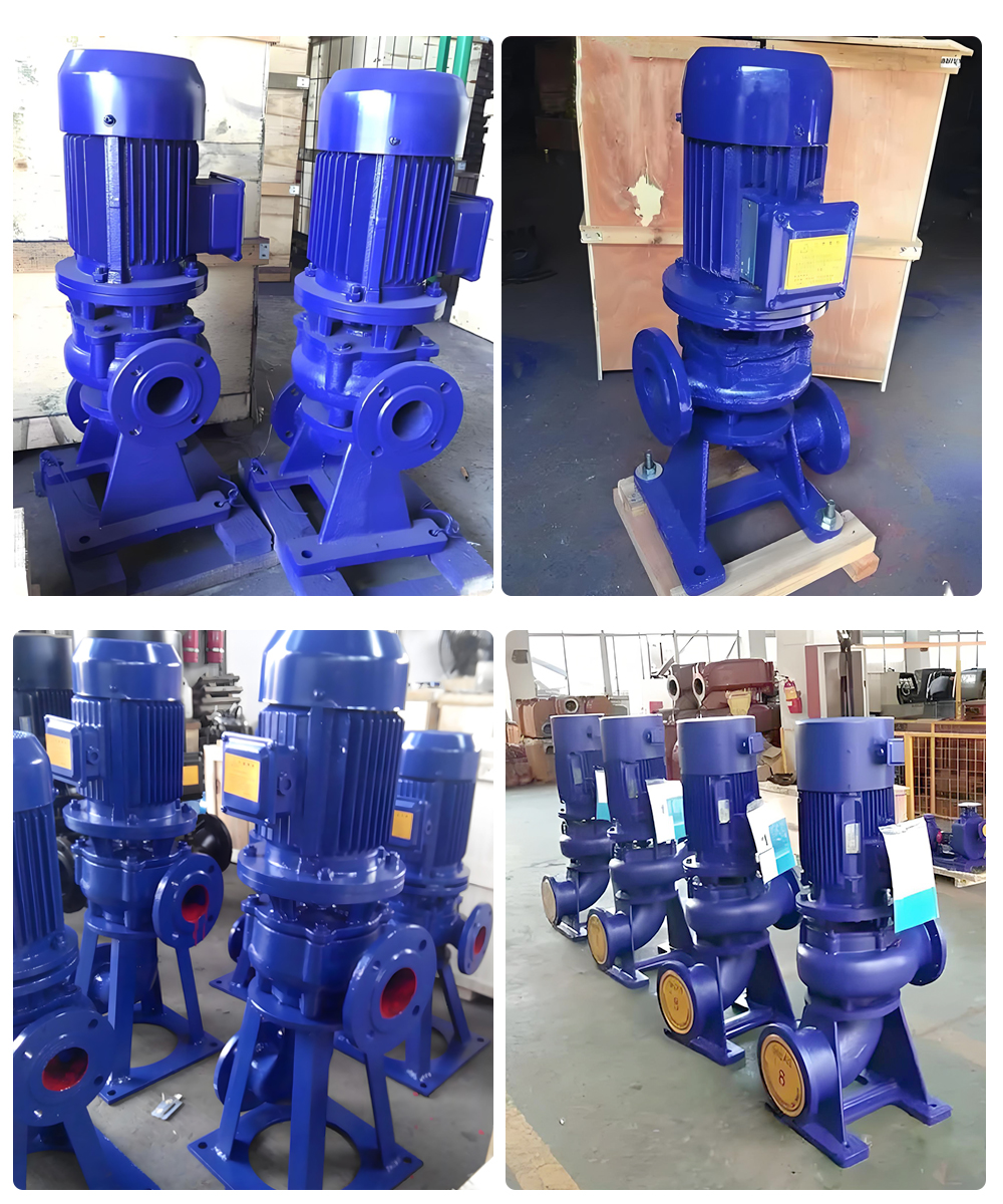 Real photos of LW non blocking sewage pump products