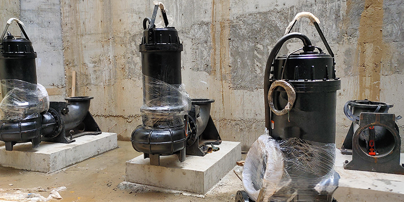 Sewage pump case