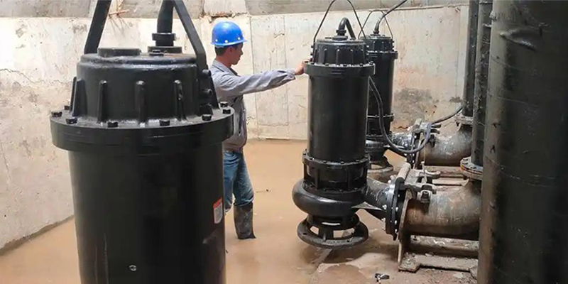 On site sewage pump