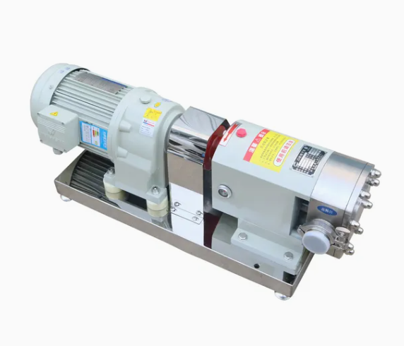 NYP High Viscosity Rotor Pump SS304/SS316 Sanitary Lobe Pump For Honey Chocolate Sauce Slurry Delivery