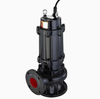 High Head Large Flow Submersible Sewage Pump With Cutting Device, Cast Iron & SS Material Waste Water Drainage Pump